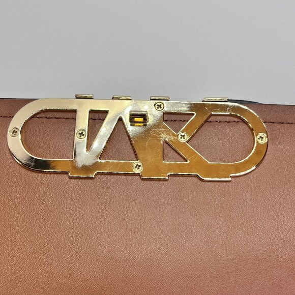 MICHAEL Michael Kors Parker Extra Large Leather Shoulder Bag Brown - Picture 15 of 16